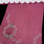 Elegant Embroidered Lace Rida