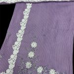 Elegant Floral Embroidered Rida