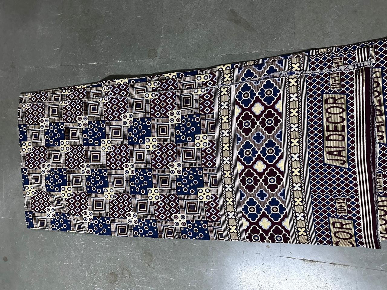 IMG_4641.JPG Classic Geometric Ajrakh Handloom Fabric - Image 1