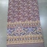 Royal Floral Border Handloom Fabric