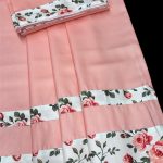Elegant Rose Border Rida Fabric