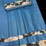 Royal Blue Blossom Rida Fabric