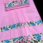 Pink Hydrangea Floral Premium Rida Fabric